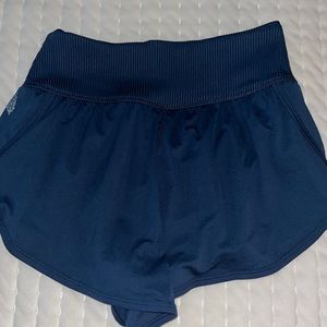 blue free people movement game time shorts